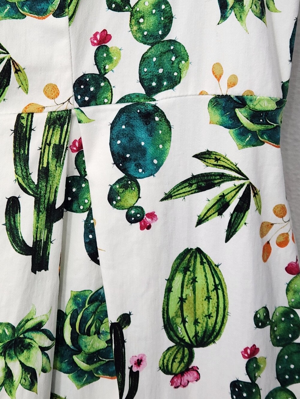 Dashing Darling Succulent A line Dress Size XL - Picture 6 of 10